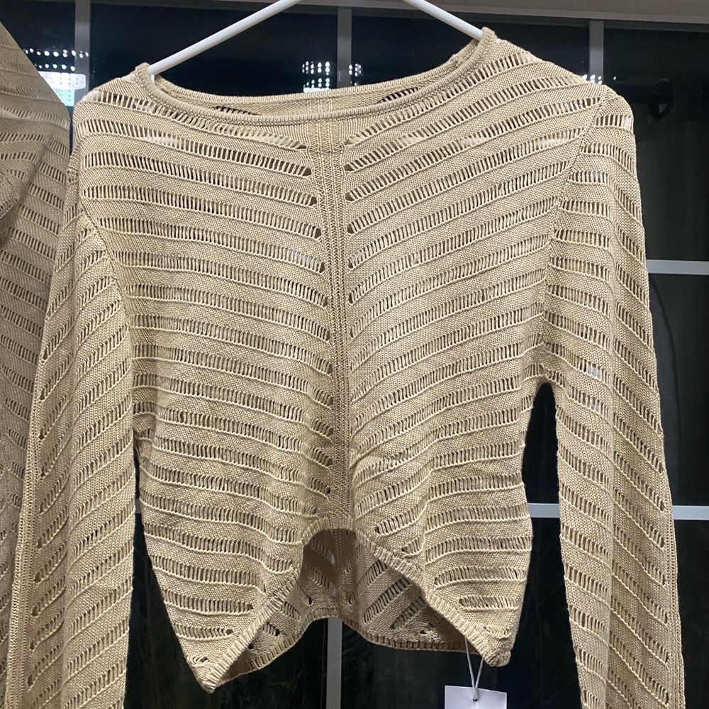 Beige Knit Sweater and Skirt Set #festival #beachy - Picture 4 of 10